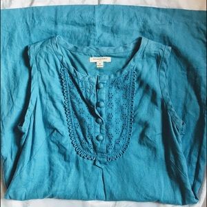 Ban Republic  Linen sleeveless dress.